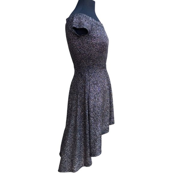 Windsor Fit & Flare Glittery High Low Dress Off The Shoulder Women's Size S-READ - Picture 12 of 13